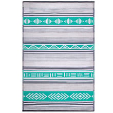 Blue Ibiza Reversible Outdoor Floor Mat