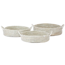 3 Piece Mowdok Hand Made Tray Set