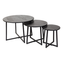 3 Piece Rio Mango Nesting Coffee Table Set