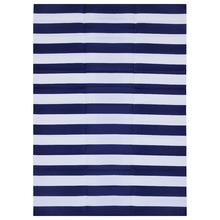 Blue & White Brittany Power-Loomed Indoor/Outdoor Rug