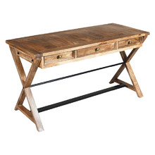 Holmes 3 Drawer Mango Wood Study Desk