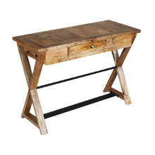 Holmes 1 Drawer Mango Wood Study Desk