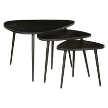 3 Piece Paulo Plectrum Nesting Coffee Table Set