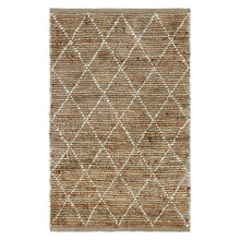 Shami Diamond Hand-Braided Jute Rug