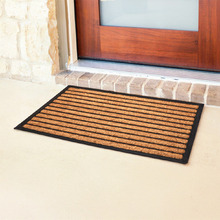 Brown Faris Rubber & Coir Doormat