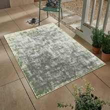 Green Abel Machine Washable Rug