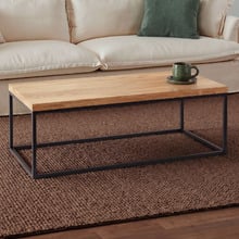 Jal Rectangular Mango Wood Coffee Table