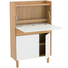 Natural & White Barton Study Desk