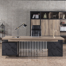 Dark Timber Daxton Executive Desk