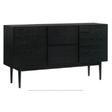 Black Foria 2 Door Sideboard