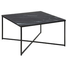 Cassia Square Marble-Look Coffee Table
