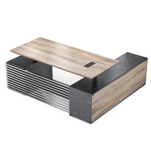 Phoenix Lift-Top Executive Desk with Return