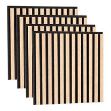 Naturaflex 600 x 600mm Oak Flexible Acoustic Wall Tiles (Set of 4)