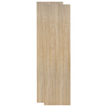 Naturaflex 2700 x 595mm Oak Flexible Double Half-Round Wall Panels (Set of 2)