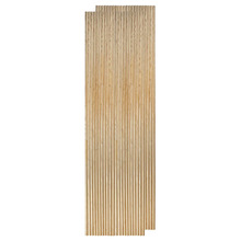 Naturaflex 2700 x 595mm Oak Flexible Triangular Fluted Wall Panels (Set of 2)