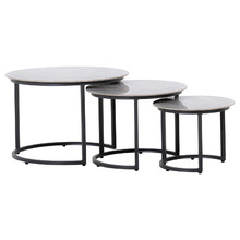3 Piece Blanca Nesting Side Table Set