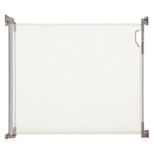 White Retractable Baby Gate