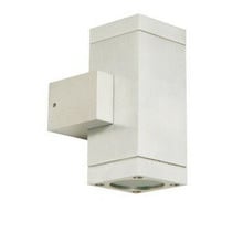 Maximo Up and Down Pillar Light in Aluminium