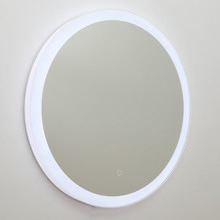 Round Bathroom Wall Mirror with Tri-Coloured LED