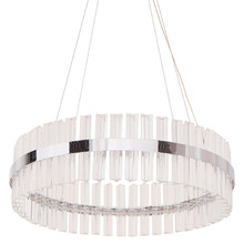 Ellisse Crystal & Aluminium Pendant Light