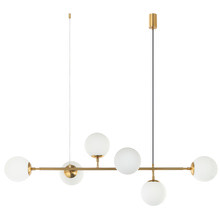 Ivy 6 Light Glass Pendant