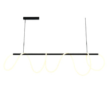 Squiggle Stainless steel Dimmable LED Pendant Light