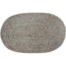 Neutral Hand Woven Jute Oval Rug