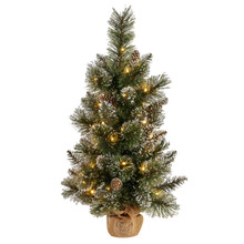 61cm  Clara LED Christmas Tree in Hessian Pot
