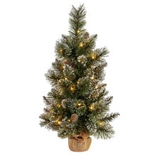 Clara LED Christmas Tree in Hessian Pot