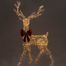 Frida Standing Reindeer with LED Christmas Decoration