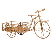 Gold Ekby Bike Cart Christmas Decoration