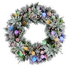 61cm Regina LED Christmas Wreath
