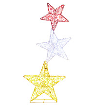 Kendry Triple Star LED Christmas Light Display