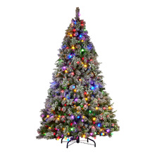 Snowy Crown Pine LED Christmas Tree