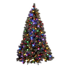 Snowy Bristle LED Christmas Tree