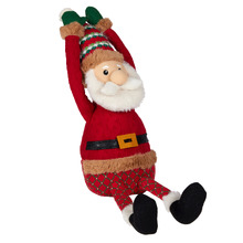 Holly Animated Santa Christmas Ornament