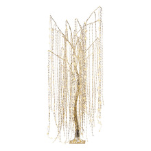 180cm Silver Polarisse LED Willow Christmas Tree