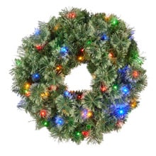 61cm Basit LED Christmas Wreath