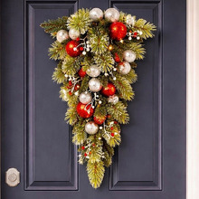 90cm Jingle Bells Teardrop LED Christmas Swag