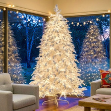 229cm Riley Crystal Snow LED Christmas Tree