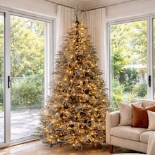 Selma Midnight Snow LED Christmas Tree