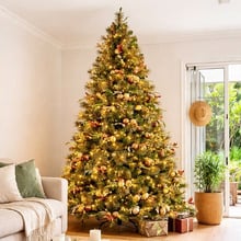 229cm Palmer Deluxe Mountain Pine LED Christmas Tree
