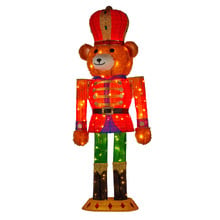 Livonia Teddy Nutcracker LED Christmas Decoration