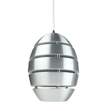 White Collaroy 1 Light Metal Pendant