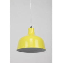 Luminous Yellow Jones 1 Light Metal Pendant