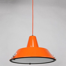 Orange Coogee 1 Light Aluminum Pendant