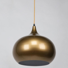 Mini Kirke 1 Light Pendant in Pearl Gold