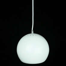 White Paradise 1 Light Aluminium Pendant