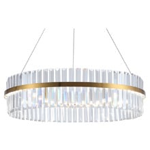 Ronon Crystal & Steel LED Pendant Light