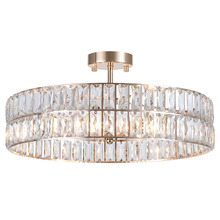 Perkins Crystal 6 Lamp Ceiling Light